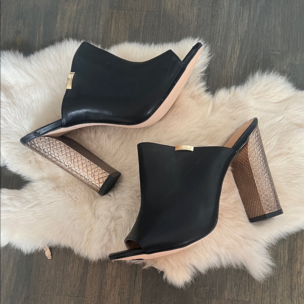 Calvin Klein Block Heels - Picture 2 of 5